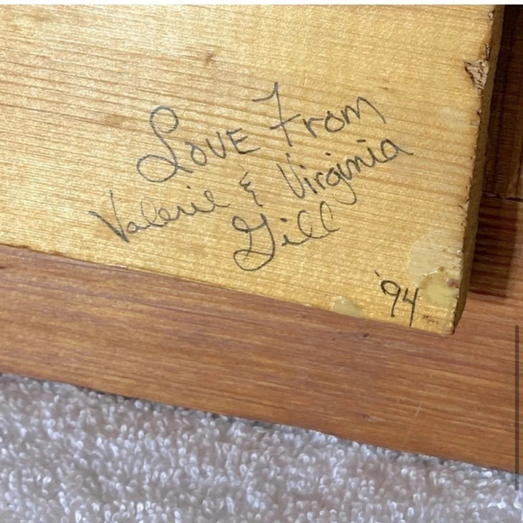 Vintage Hand Carved 3D Wood Homestead Art - Picture 8 of 10